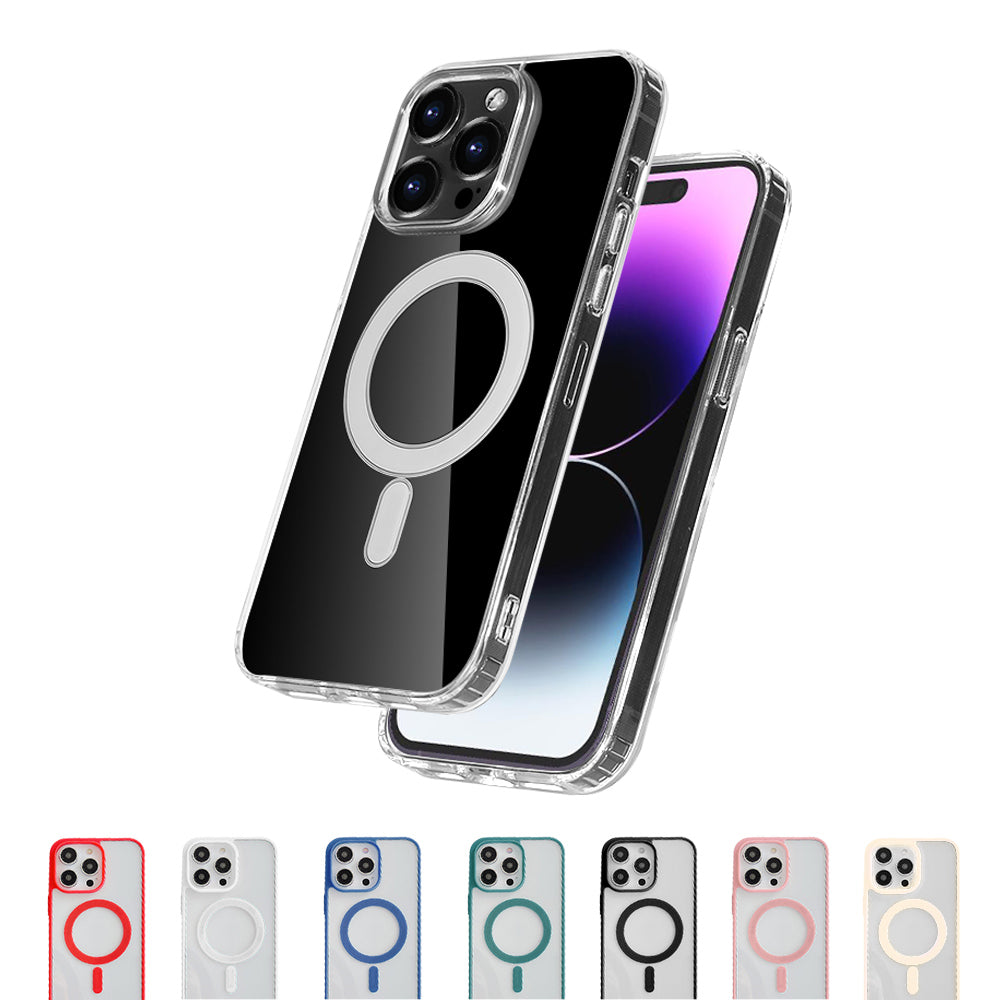 MagSafe Case Magnetic Clear Silicone Case for iPhone 14 Plus 13 12 11 Pro Max - Eastlakes Electronics Sydney Australia
